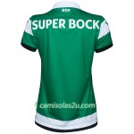 Camisolas de futebol Sporting CP Mulher Equipamento Principal 2018/19 Manga Curta